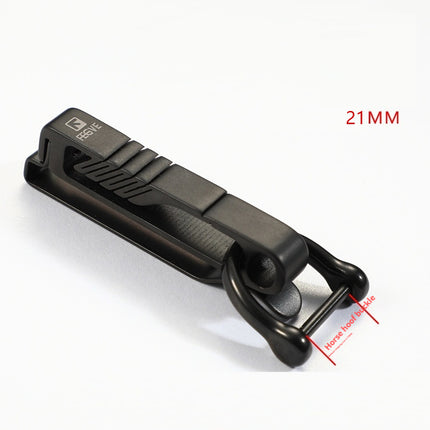 Titanium Alloy Key Ring Pendant Wear Belt Integrated Personality Creative Ring