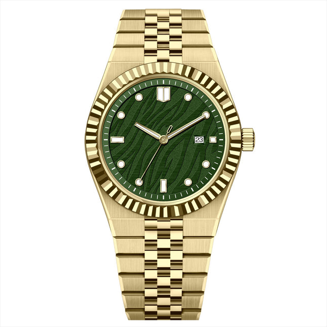 High-End Business Steel-Strap Mens Quartz Watch