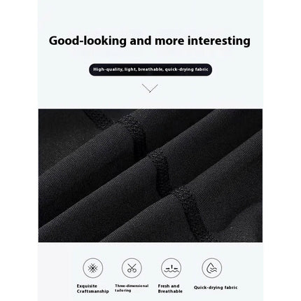 Professional Double Layer Quick-drying Anti-embarrassment Swimsuit Beach Pants