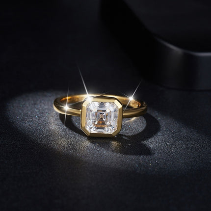 Ontwerp 'n Minimalistiese Pagoda-gesnyde Diamantring