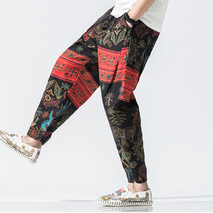 Chinese Style Small Foot Lantern Nine Pants