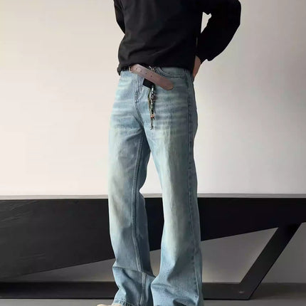 Men's Skinny Slim-fit Tall-looking Jeans