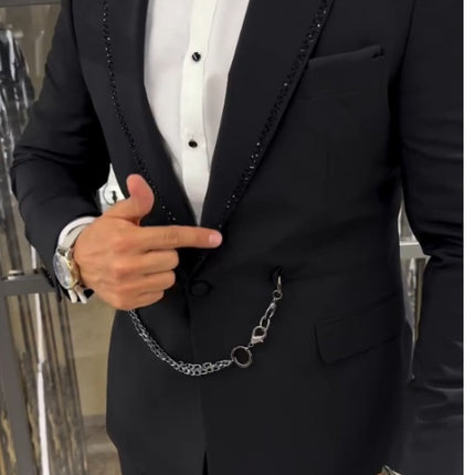 Men's Metal Buckle 2-Piece Set