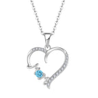 Blue Diamond / 925 Silver