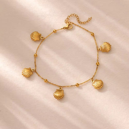 Dolphin Starfish Shell Pendant Ocean Series Anklet