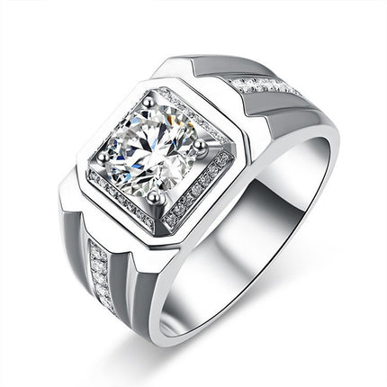 Women's 1ct Simulated Moissanite Ring Six-Prong Classic Wedding Ring