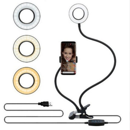 LED Selfie Ring Light for Live Adjustable Makeup Light-8cm Stand