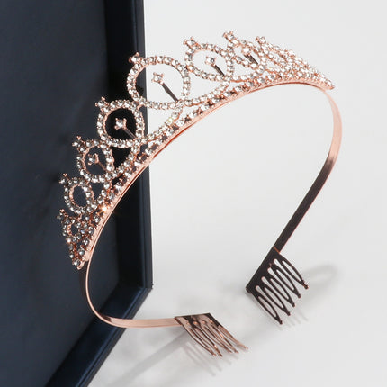 Verjaardagkroon Bruidslegering Blink Diamant Haarbykomstigheid
