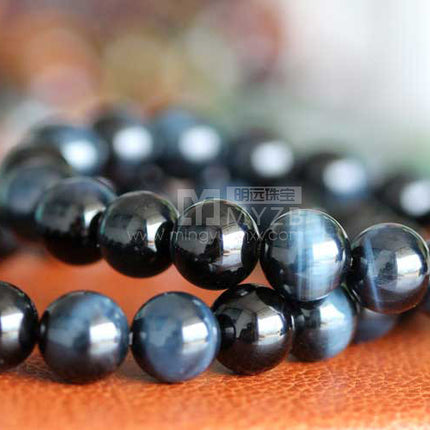 Natuurlike blou tierooogsteen arendsoog katteoog effek goeie hoë kwaliteit blou tierooogsteen armband juweliersware