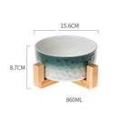 Green belt bamboo wooden frame
