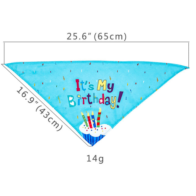 Pet Dog And Cat First Birthday Party Triangle