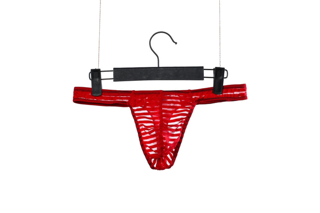 Men's T-shaped Underwear Breathable Low Waist U Convex T-shaped Panties