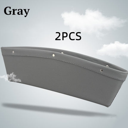 Car Organizer Box Caddy Catcher PU Leather Seat Gap Storage Bag