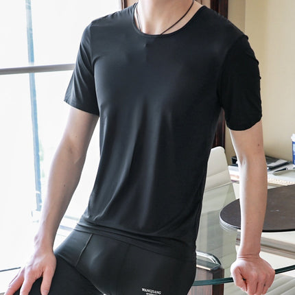 Men's Home Wear Ice Silk Bottoming Shirt