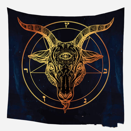European medieval decorative hanging cloth