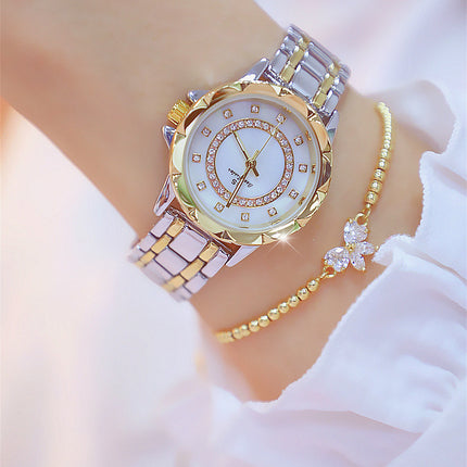 Linked watch full diamond female watch