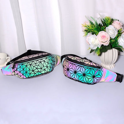 Fashion Waist Bags Women Waist Fanny Belt Light Bag Luxury Brand Geometry Waist Bag Chest Packs Mobile Phone Bag
