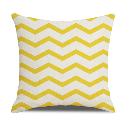 Oorgrens-kussingsloop Eenvoudige Geometrie Warmverkope Linne Kussingsloop Sofa Kussing Huishoudelike Items