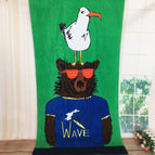 Beer en seemeeu / 145×70 cm