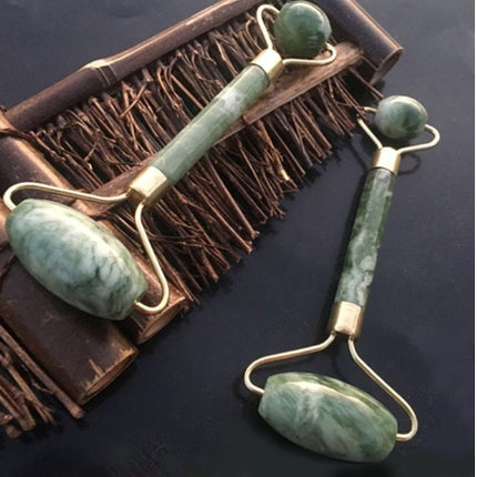 Rooskwarts Roller Verslankings Gesigmasseerder Optelgereedskap Natuurlike Jade