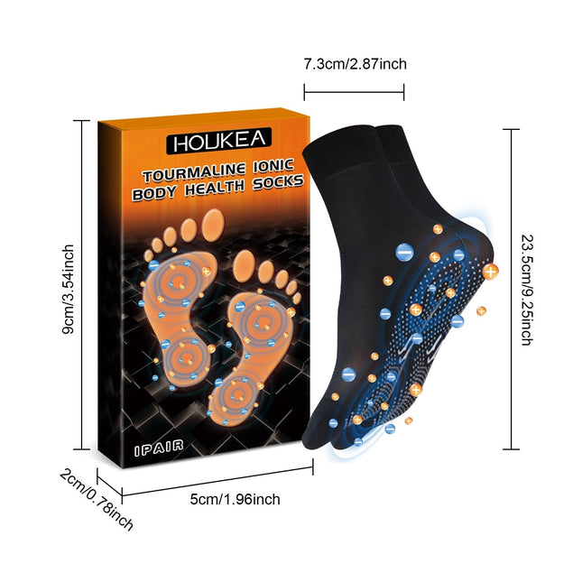 Cold-proof Windproof Warm Foot Ion Massage Socks