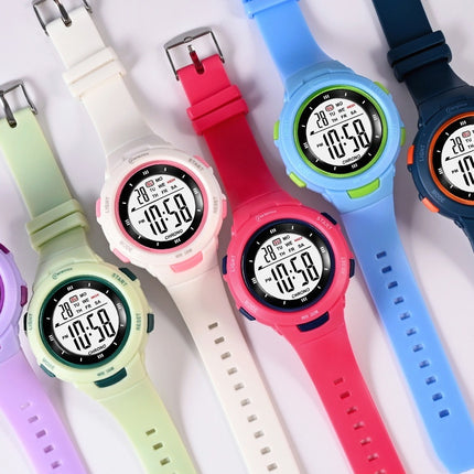Mode Pennespyt Gesp Liggewende Waterdigte PU-Band Student Elektroniese Horlosie