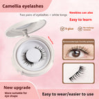 UBS023 / 2pair Eyelash Plus White Clip