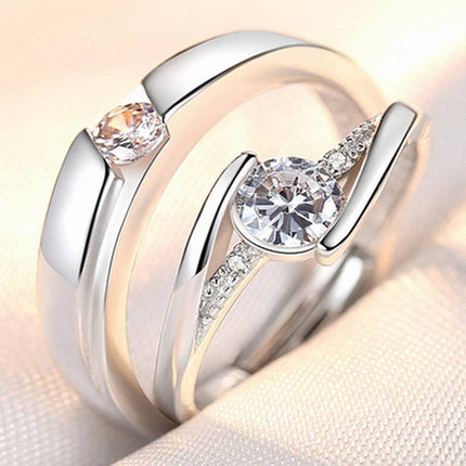 Ringe Opening Trou Simulasie Diamant Ring