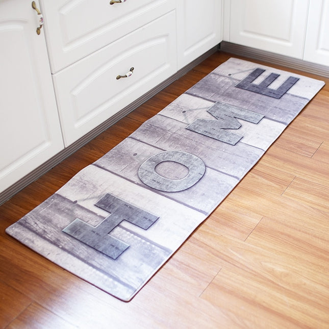 Bedrukte lang vloermat badkamer kombuiskleed