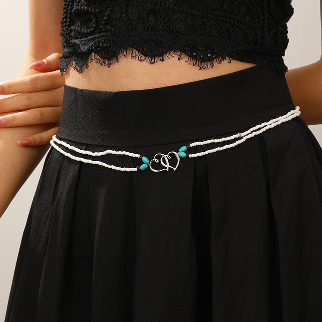 Boheemse Somer Strandskulp Middelketting Vir Die Kus