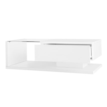 Koffietafel, Hoogglans Wit. Bytafels, Koffietafels Met Glas En LED