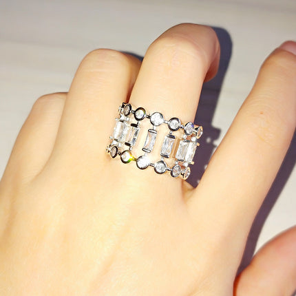 Smarag Goue Ring Instelling met Holte