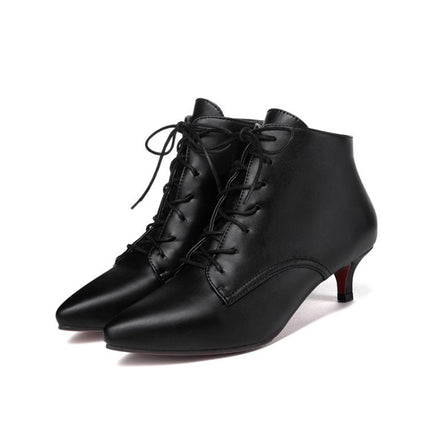 Women's Lace Up Short Boots