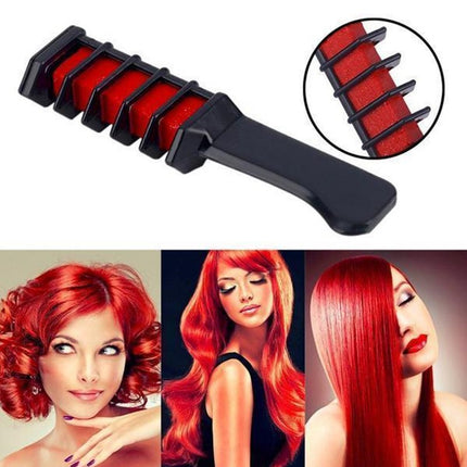 Tydelike Mini Weggooibare Kryte Haarkleur Kleur Mascara Verf Krytboks Met Borsel