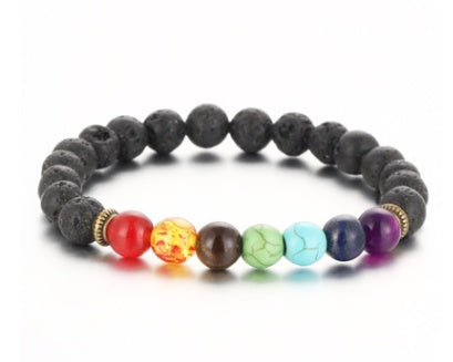 Heelal Sterrestelsel Agt Planete Sonnestelsel Voogster Natuursteen Krale Armband