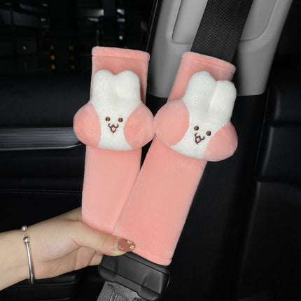 Cartoon Car Headrest Rabbit Pillow Interior