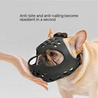 Black Soft Rubber Mouth Cover / L