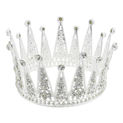 Mode Bruidshaartoebehore Legering Hol Diamantkroon