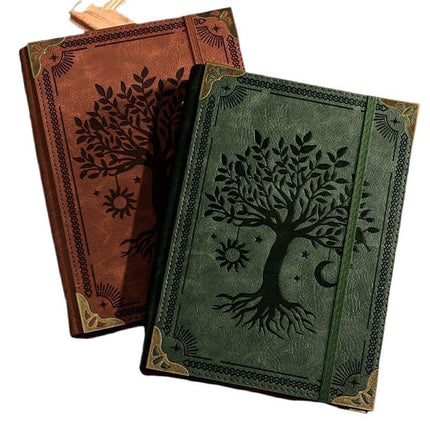 Retro Loose-Leaf Thickened Multi-Functional College Planner Notebook