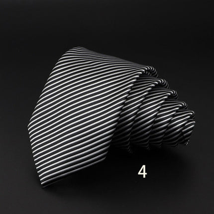 Men's Striped British Gentleman Polyester Fiber Tie