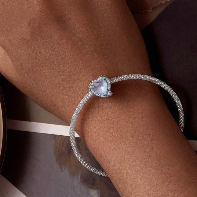 Love Ice And Snow Selfdoen Armband Rygkrale S925 Silwer Kraal