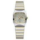 L White Surface Gold Strap