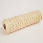 Milk White PP Gold / 10 Inches