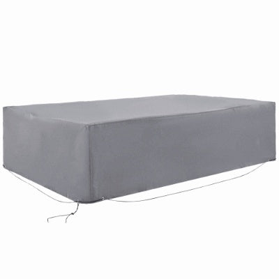 Outsunny 97 X 65X 26 Swaar Diens Buitelug Seksionele Bankoortrek, Waterdigte Patio Meubel Oortrek Vir Weerbeskerming, Grys