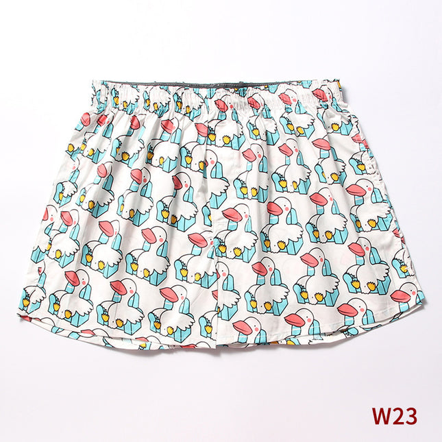 Men's Home Loose Plus Size Cotton Arrow Pants