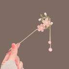 Pink Peach Hairpin