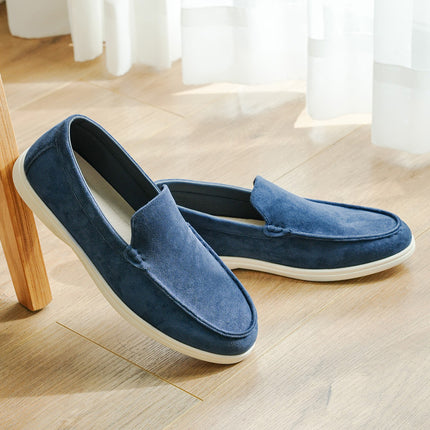 Slip-on Suede Loafers Shoe Cover Lazy Feet