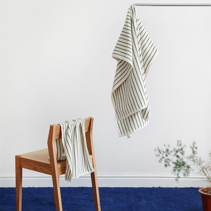 Pure Cotton Simple Striped Towel Two-color Bathroom Absorbent