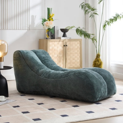 Kreatiewe Boontjiesak-Sofa Stoel Vir Volwassenes Gevul Met Hoëgehalte Spons Wat Vol En Elasties Is, Wat By Die Kurwes Van Die Menslike Liggaam Aanpas En Sagte Ondersteuning Aan Die Liggaam In Alle Aspekte Bied.