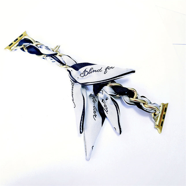 Watch Scarf Metal Chain Women